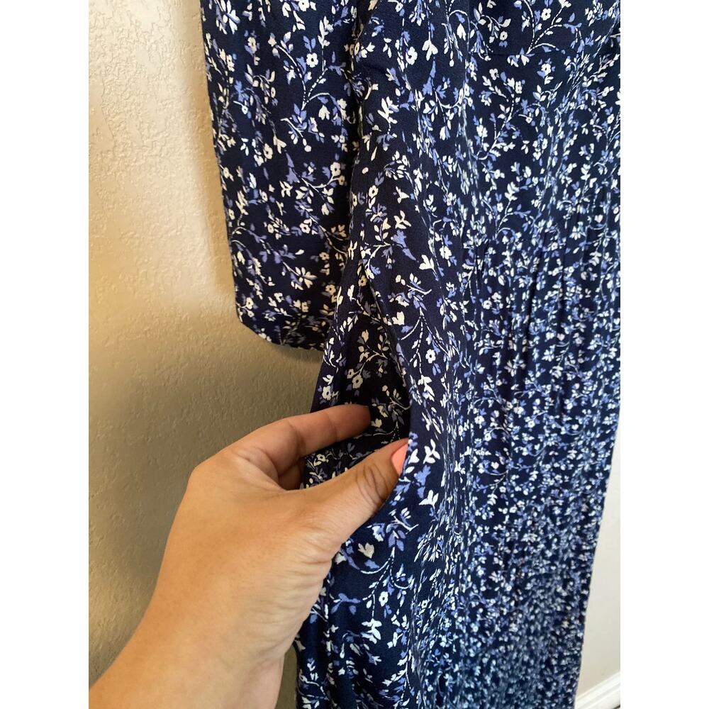 Reformation Inori Midi Floral Dress in Twilight SZ 8 - Picture 5 of 11